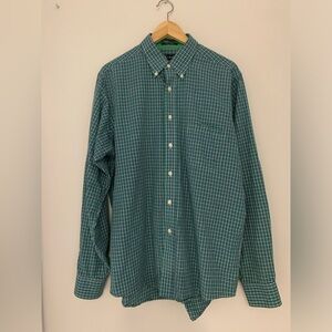 Chaps Men’s plaid button-down 16-16.5 (XL)